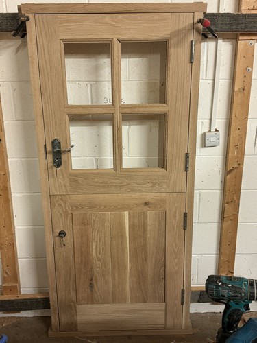 Solid oak external stable - oak,