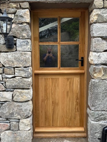 Handmade solid oak - handmade, door