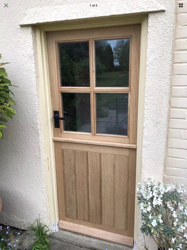 Exterior double glazed front - glazed,