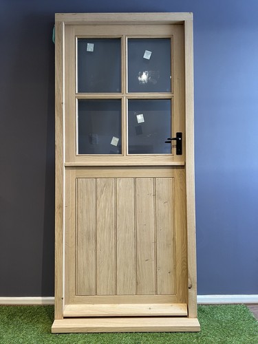 Exterior double glazed door - double,